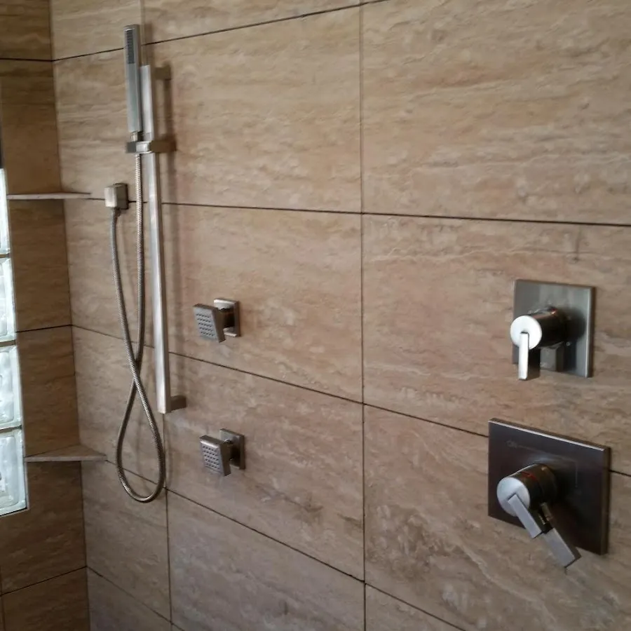 Shower fixture installation for Water Heater Replacement in Greenacres